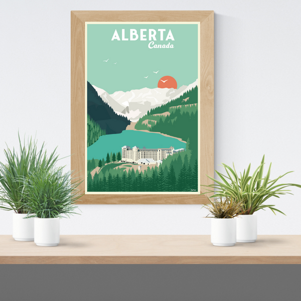 Alberta Poster - 12 x 18