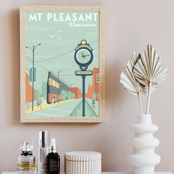 Mount Pleasant Poster - 12 x 18